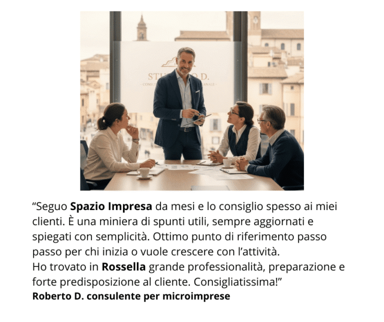 Home 14 Home - Spazio Impresa - Recensione Roberto D. consulente per microimprese